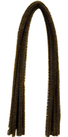 Pfeifenreiniger 10 Stück 8mm x 50cm Braun