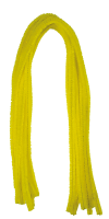 Pfeifenreiniger 10 Stück 8mm x 50cm Gelb