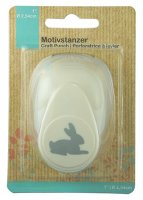 Motivstanzer 2,54cm Hase sitzend