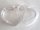 Acryl Herzdose mit Deckel zum Befüllen, transparent 85mm