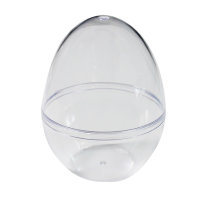 Acryl Ei transparent, stehend zum Befüllen 120mm