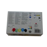 Primo Fingerfarben Set 6x50g – auswaschbar & ungiftig – ab 2 Jahren