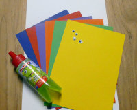 Schnipselbilder mit dem Collall U3 Kleber