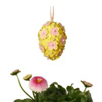 Mini-Bastelset Papierblumen Styropor-Osterei 1 Stück...