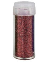 Glitzerpulver 10gr in Streudose rot