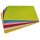 Moosgummi Mosaik glitzer 6 Blatt farb. sortiert 15x20cm selbstklebend
