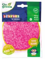 Playbox Bügelperlen Go Green 1000 Stück midi rosa