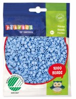 Playbox Bügelperlen 1000 Stück midi pastellblau