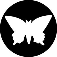 Motivstanzer 2,54cm Schmetterling