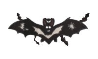 Bastelset Fensterbilder Halloween - Vier Motive (Kürbis, Geist, Fledermaus, Schloss)
