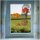 Bastelset Fensterbilder Herbst - Ahornblatt, Kürbis, Eichkätzchen, Blätterhaufen