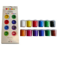 Primo Premium Qualitätsschulmalfarbe 12 Farben sortiert je 25ml