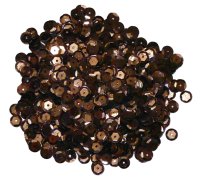 Pailletten 8mm gewölbt - 15gr braun