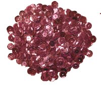 Pailletten 8mm gewölbt - 15gr cremerosa