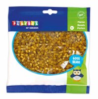 Playbox Bügelperlen 6000 Stück midi - gold