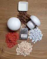 Bastelset "Alles drin" - Zwei Pilze (ca. 8cm)...