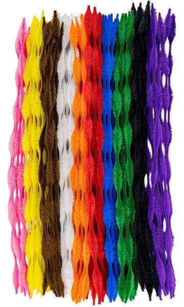 Pfeifenreiniger 100 Stück 14mm x 50cm Facon bunt