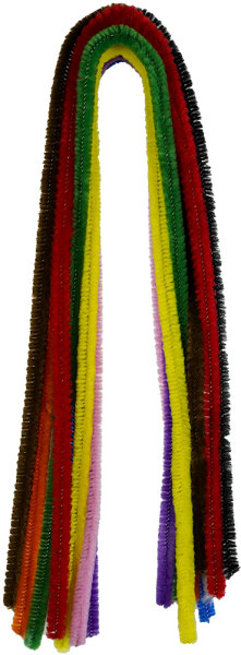 Pfeifenreiniger 10 Stück 8mm x 50cm bunt