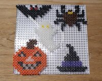 Bügelperlen Set midi - Halloween-Motive (Mix) 1000...