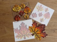 Bügelperlen Set midi - Herbstblätter (gr....