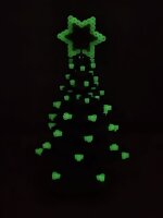 Bügelperlen Set midi - Weihnachten Christbaum 3D 1400 Perlen + Steckplatte