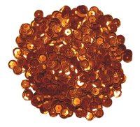 Pailletten 8mm gewölbt - 15gr orange