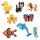 Playbox midi Stiftplatte klein - unterschiedliche Tier-Motive