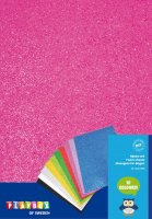 Moosgummi Glitzer 10 Blatt A4 21x29,5cm, 2mm farblich...