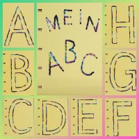 DiY Stickbuch Buchstaben "Alles drin" - Meine...