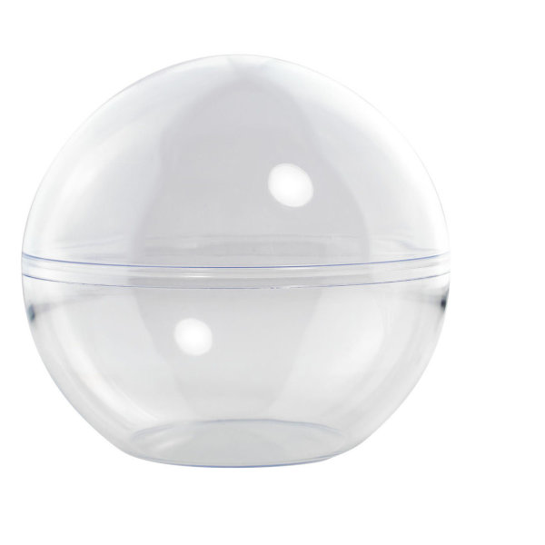Acryl Kugel transparent, stehend zum Befüllen 140mm
