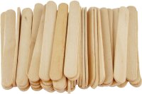 Bastelhölzer, Eisstiele aus Holz natur 93x10x2mm 50...