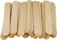 Bastelhölzer, Eisstiele aus Holz natur 150x18x2mm 50...