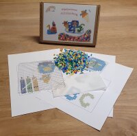 Bügelperlen ABC-Set midi - Schulanfang/Einschulung...