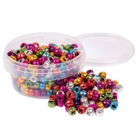 Pony Perlen metallisch – 300 bunte Perlen in...