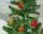 Bastelset "Alles drin" - Vier Styropor-Kugeln (kl/gr) mit Pailletten rot/gold - Christbaumkugeln